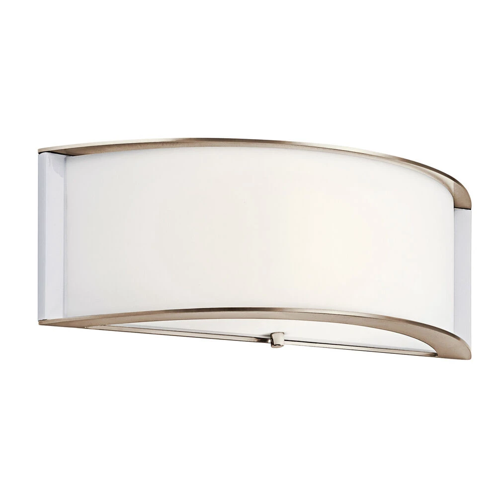 Arcola LED 15 Inch Polished Nickel Wall Sconce Wall Light 1 Arcola LED 15 Inch Polished Nickel Wall Sconce Wall Light