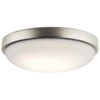Ceiling Space LED 12 Inch Brushed Nickel Flush Mount Light Ceiling Light