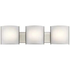 Independence LED 30 Inch Brushed Nickel Wall Mt Bath 3 Arm Wall Light