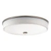 Ceiling Space LED 17 Inch Brushed Nickel Flush Mount Light Ceiling Light