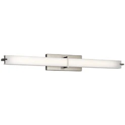 Independence LED 38 Inch Brushed Nickel Linear Bath Large Wall Light, Large