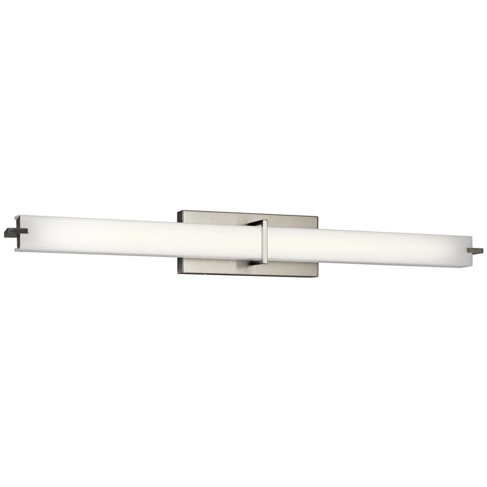 Independence LED 38 Inch Brushed Nickel Linear Bath Large Wall Light, Large 1 Independence LED 38 Inch Brushed Nickel Linear Bath Large Wall Light, Large