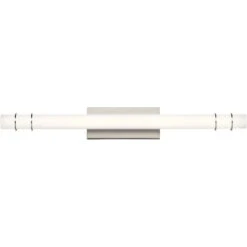 Korona LED 37 Inch Brushed Nickel Linear Bath Large Wall Light, Large
