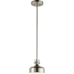 Independence LED 7 Inch Brushed Nickel Mini Pendant Ceiling Light