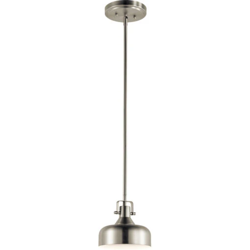 Independence LED 7 Inch Brushed Nickel Mini Pendant Ceiling Light