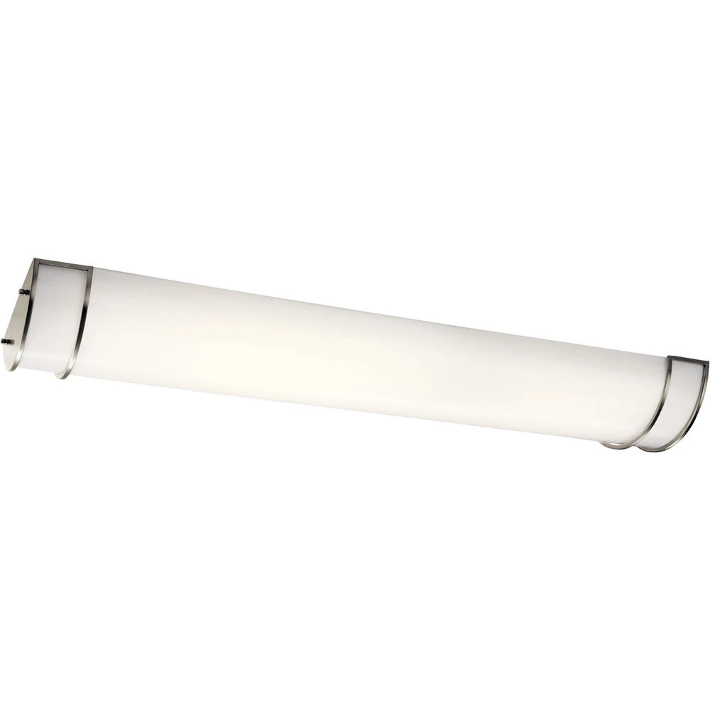Independence LED 12 Inch Brushed Nickel Linear Ceiling Light 2 Independence LED 12 Inch Brushed Nickel Linear Ceiling Light - Image 2