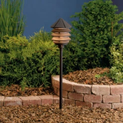 Six Groove 1 Light 6.00 Inch Pathway Lighting