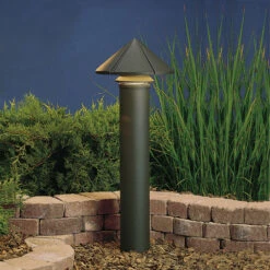 Six Groove 1 Light 11.50 Inch Pathway Lighting