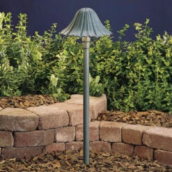 Leaf 12 24.40 Watt Textured Midnight Spruce Landscape 12V Path & Spread