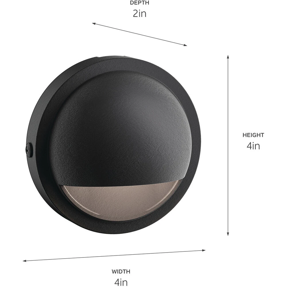 Landscape Led 120 0.86 Watt Black Textured Deck Light 2 Landscape Led 120 0.86 Watt Black Textured Deck Light - Image 2