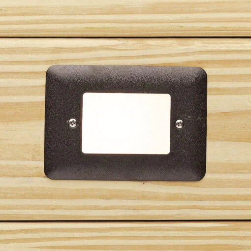 Independence 12 0.86 Watt Textured Architectural Bronze Landscape 12V LED Deck In 2700K