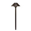 Independence 12 2.00 Watt Textured Architectural Bronze Landscape 12V LED Path/Spread In 2700K
