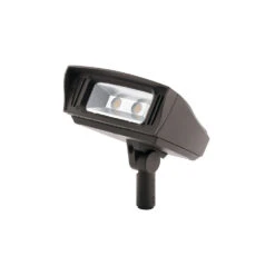 Landscape LED 120 33.50 Watt Textured Architectural Bronze Landscape 120V-277V LED Flood In 3000K, Knuckle Mount