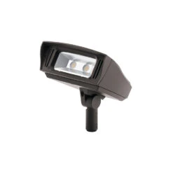 Landscape LED 120 52.00 Watt Textured Architectural Bronze Landscape 120V-277V LED Flood In 3000K, Knuckle Mount