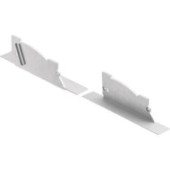 Ils Te Series Silver 5 Inch LED Tape Light Channel