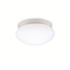 Ceiling Space 1 Light 9 Inch White Flush Mount Light Ceiling Light