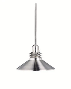 Grenoble 1 Light 11 Inch Brushed Nickel Mini Pendant Ceiling Light