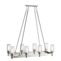 Circolo 8 Light 14.25 Inch Chandelier
