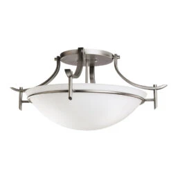 Olympia 3 Light 24.00 Inch Semi-Flush Mount