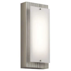 Vego LED 5 Inch Brushed Nickel Wall Sconce Wall Light