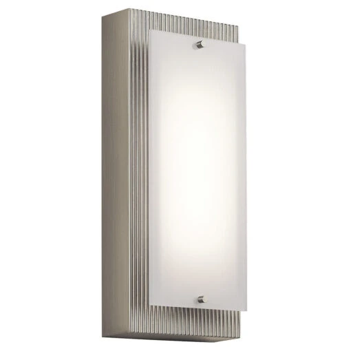 Vego LED 5 Inch Brushed Nickel Wall Sconce Wall Light