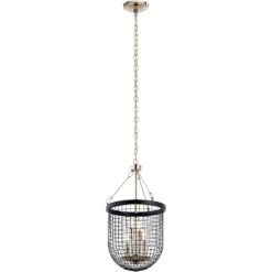 Byatt 4 Light 14 Inch Black Pendant Ceiling Light