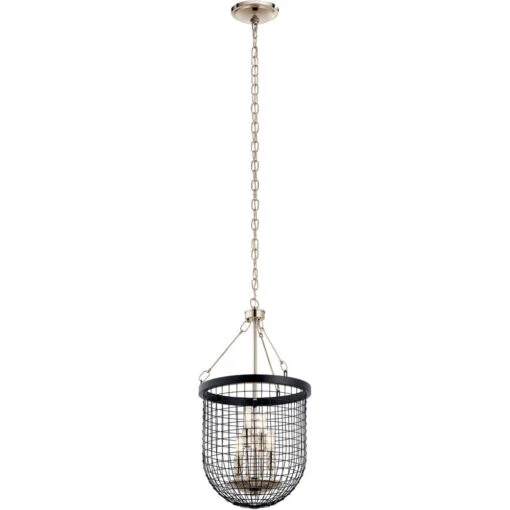 Byatt 4 Light 14 Inch Black Pendant Ceiling Light