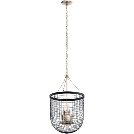 Byatt 6 Light 18 Inch Black Pendant Ceiling Light