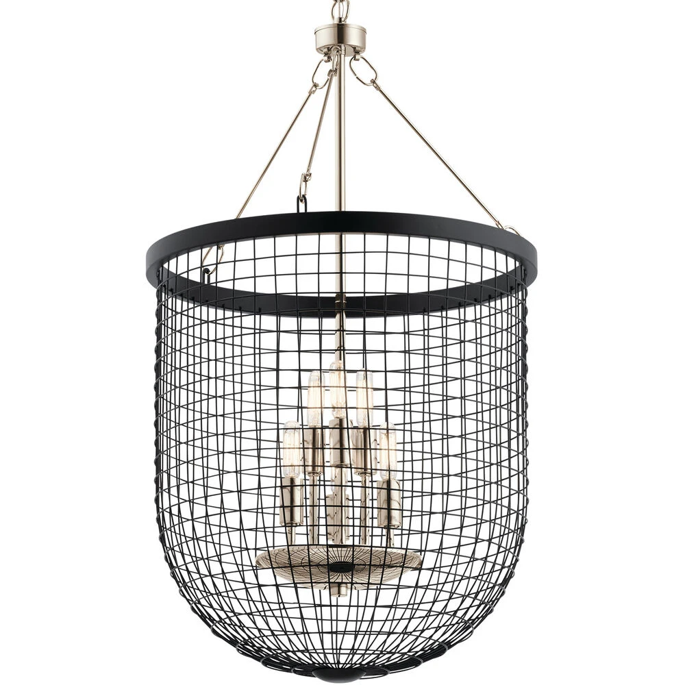 Byatt 6 Light 18 Inch Black Pendant Ceiling Light 3 Byatt 6 Light 18 Inch Black Pendant Ceiling Light - Image 3