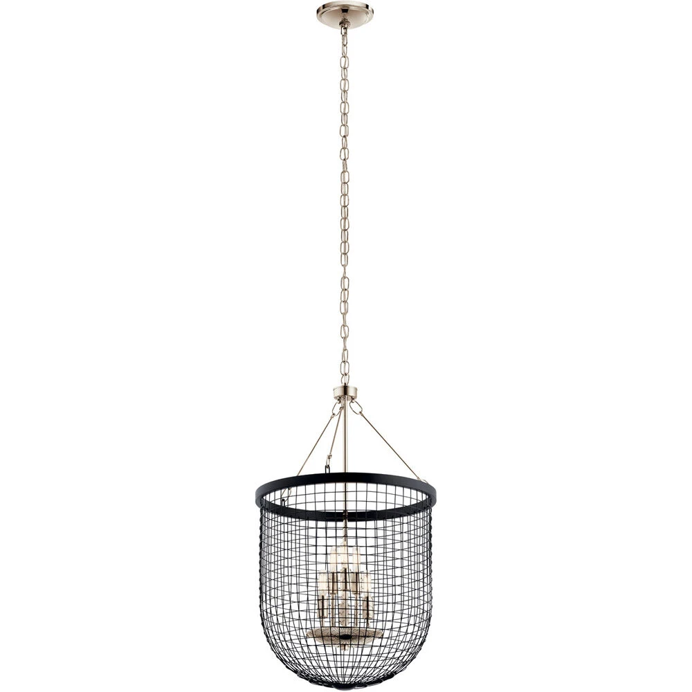 Byatt 6 Light 18 Inch Black Pendant Ceiling Light 1 Byatt 6 Light 18 Inch Black Pendant Ceiling Light