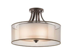 Lacey 4 Light 20.00 Inch Semi-Flush Mount