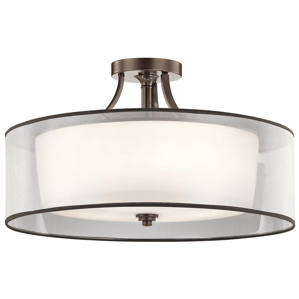 Lacey 5 Light 28.00 Inch Semi-Flush Mount 1 Lacey 5 Light 28.00 Inch Semi-Flush Mount