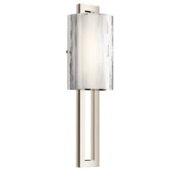 Jewel LED 7 Inch Polished Nickel Wall Sconce Wall Light