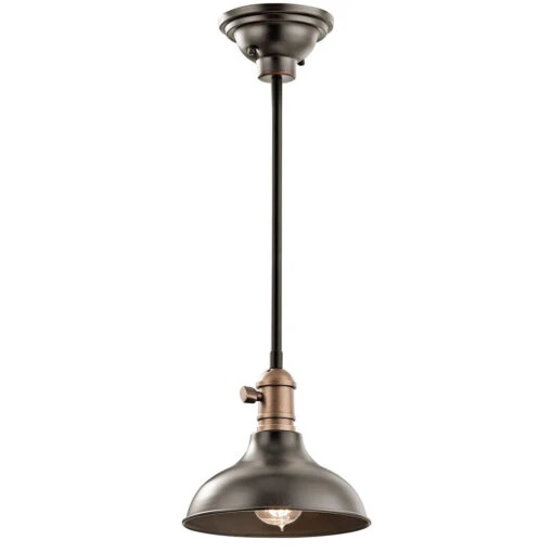 Cobson 1 Light 8 Inch Olde Bronze Pendalette Ceiling Light