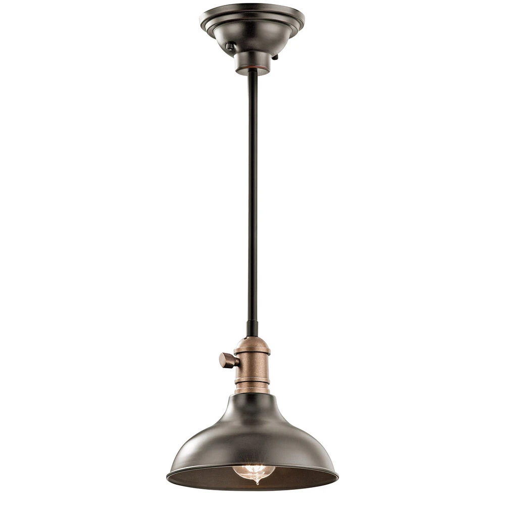 Cobson 1 Light 8 Inch Olde Bronze Pendalette Ceiling Light 1 Cobson 1 Light 8 Inch Olde Bronze Pendalette Ceiling Light