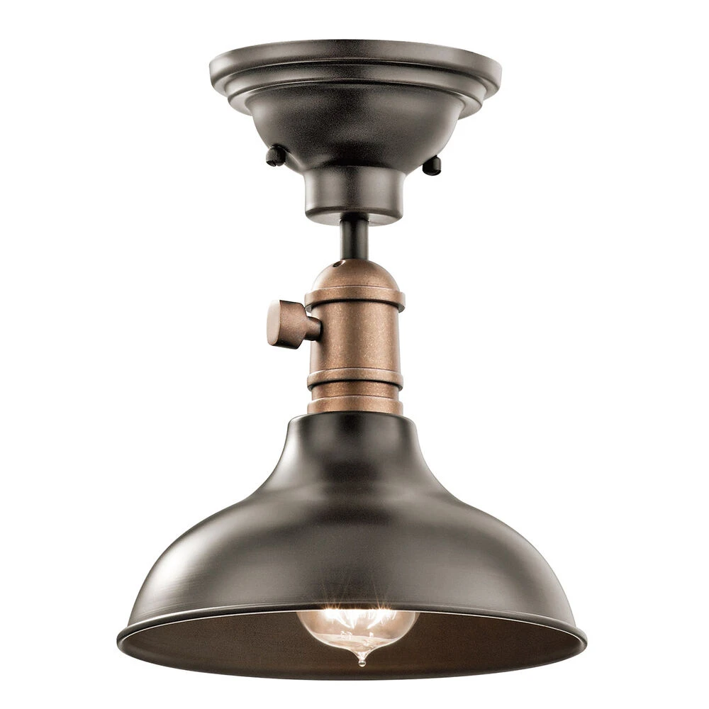 Cobson 1 Light 8 Inch Olde Bronze Pendalette Ceiling Light 2 Cobson 1 Light 8 Inch Olde Bronze Pendalette Ceiling Light - Image 2
