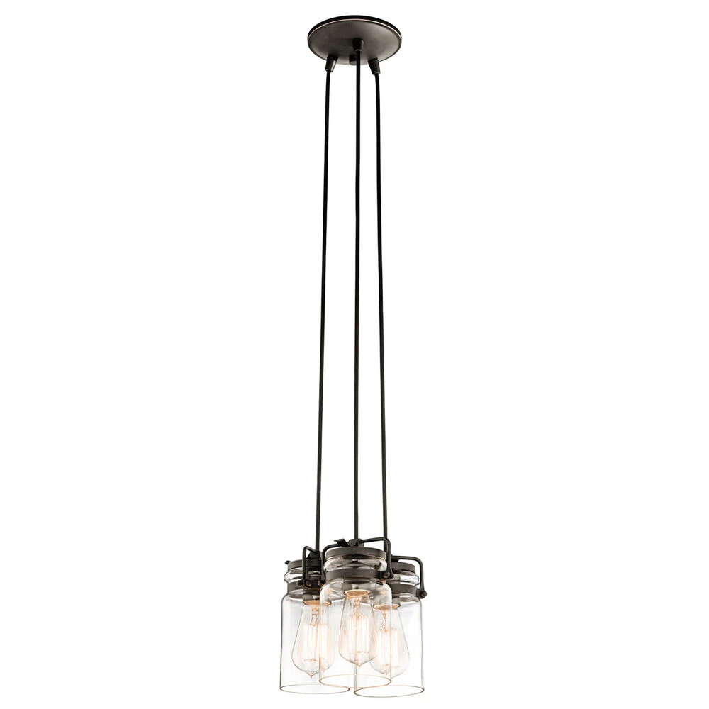 Brinley 3 Light 8.50 Inch Pendant 1 Brinley 3 Light 8.50 Inch Pendant