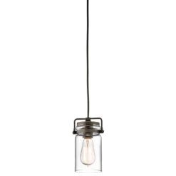 Brinley 1 Light 4.75 Inch Mini Pendant