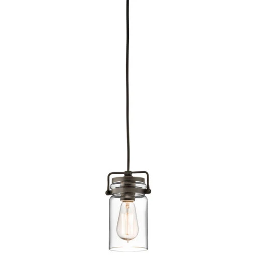 Brinley 1 Light 4.75 Inch Mini Pendant