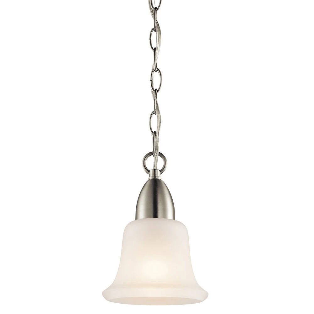 Nicholson 1 Light 6 Inch Brushed Nickel Mini Pendant Ceiling Light 1 Nicholson 1 Light 6 Inch Brushed Nickel Mini Pendant Ceiling Light