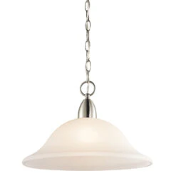 Nicholson 1 Light 16 Inch Brushed Nickel Pendant Ceiling Light