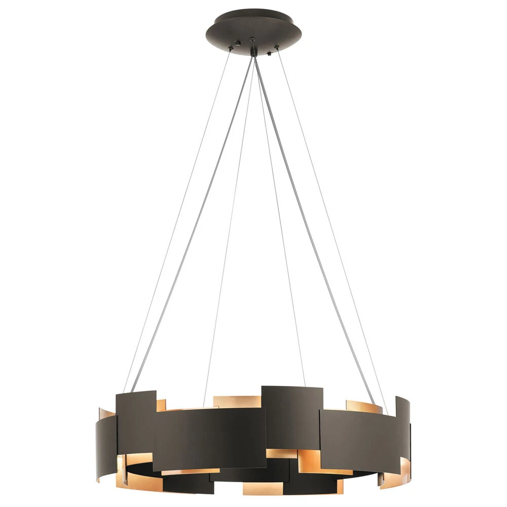 Moderne 2 Light 26.50 Inch Chandelier 1 Moderne 2 Light 26.50 Inch Chandelier