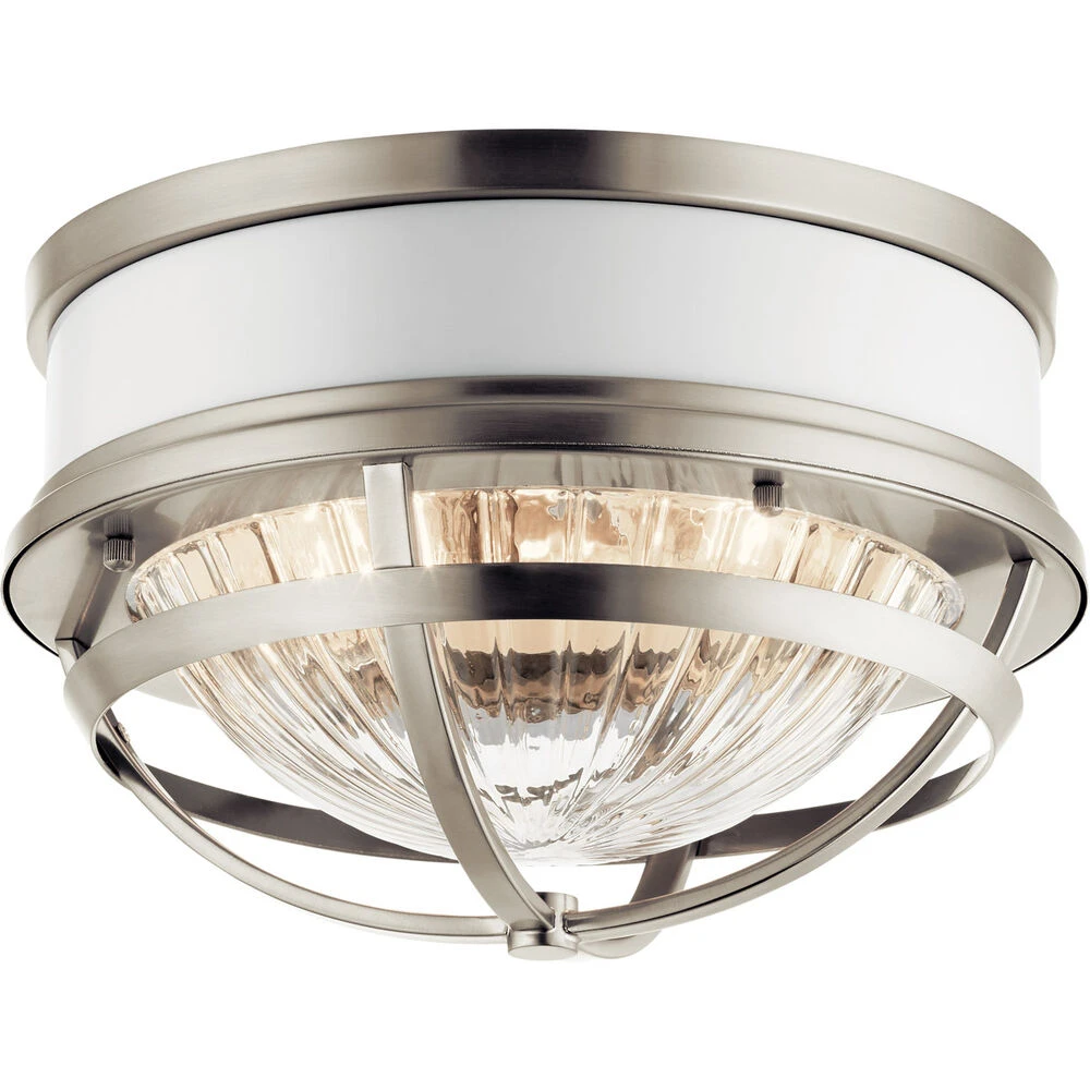 Tollis 2 Light 12 Inch Brushed Nickel Flush Mount Light Ceiling Light 1 Tollis 2 Light 12 Inch Brushed Nickel Flush Mount Light Ceiling Light