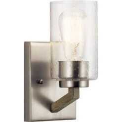 Deryn 1 Light 5 Inch Distressed Antique Gray Wall Bracket Wall Light