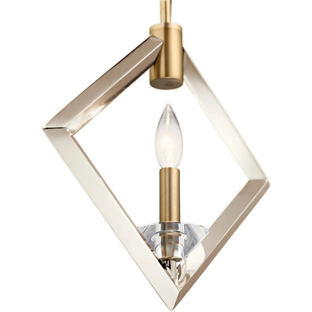 Layan 1 Light 3 Inch Polished Nickel Mini Pendant Ceiling Light 2 Layan 1 Light 3 Inch Polished Nickel Mini Pendant Ceiling Light - Image 2