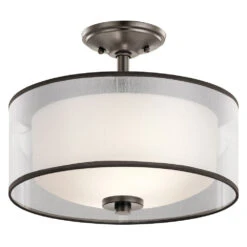 Tallie 2 Light 13.50 Inch Semi-Flush Mount