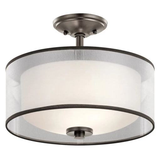 Tallie 2 Light 13.50 Inch Semi-Flush Mount