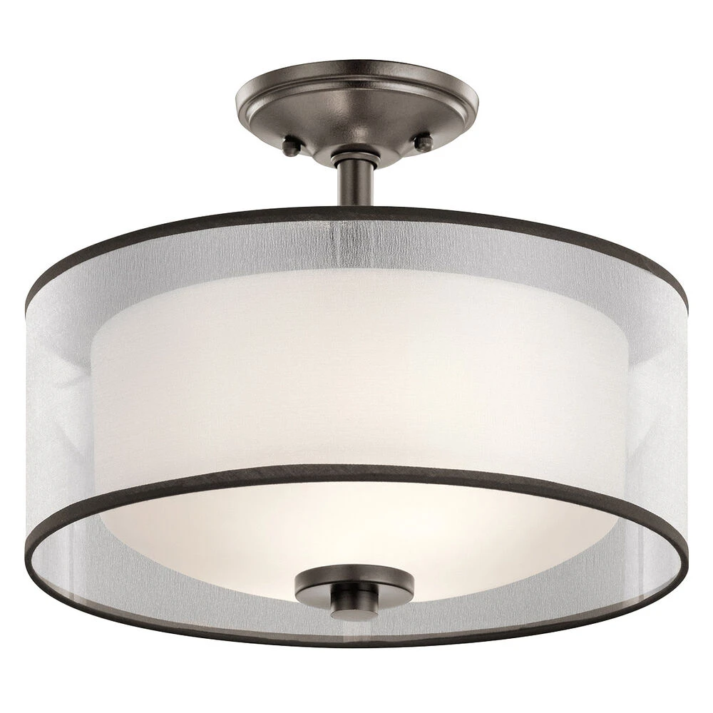 Tallie 2 Light 13.50 Inch Semi-Flush Mount 1 Tallie 2 Light 13.50 Inch Semi-Flush Mount