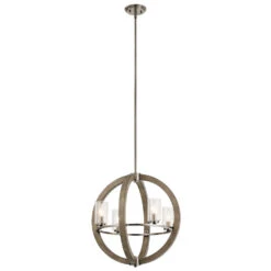 Grand Bank 4 Light 20.00 Inch Chandelier