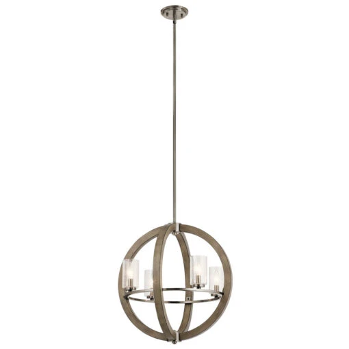 Grand Bank 4 Light 20.00 Inch Chandelier